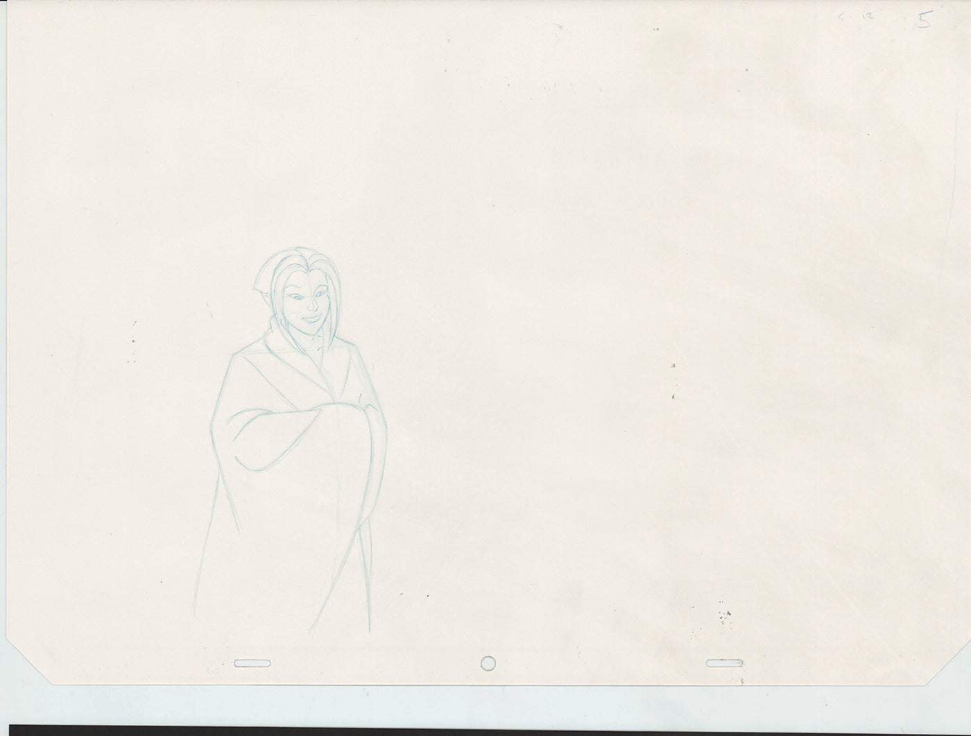 Titan A.E. by Don Bluth HUGE Production Animation Cel Drawing 2000 MD-129