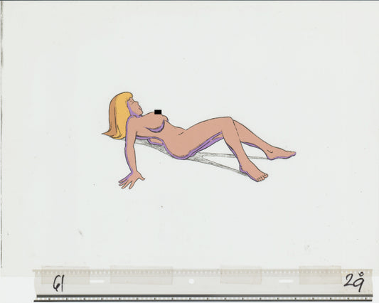 Heavy Metal Den 1981 Original Production Animation Cel of Katherine 61k