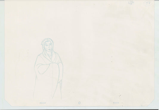Titan A.E. by Don Bluth HUGE Production Animation Cel Drawing 2000 MD-132
