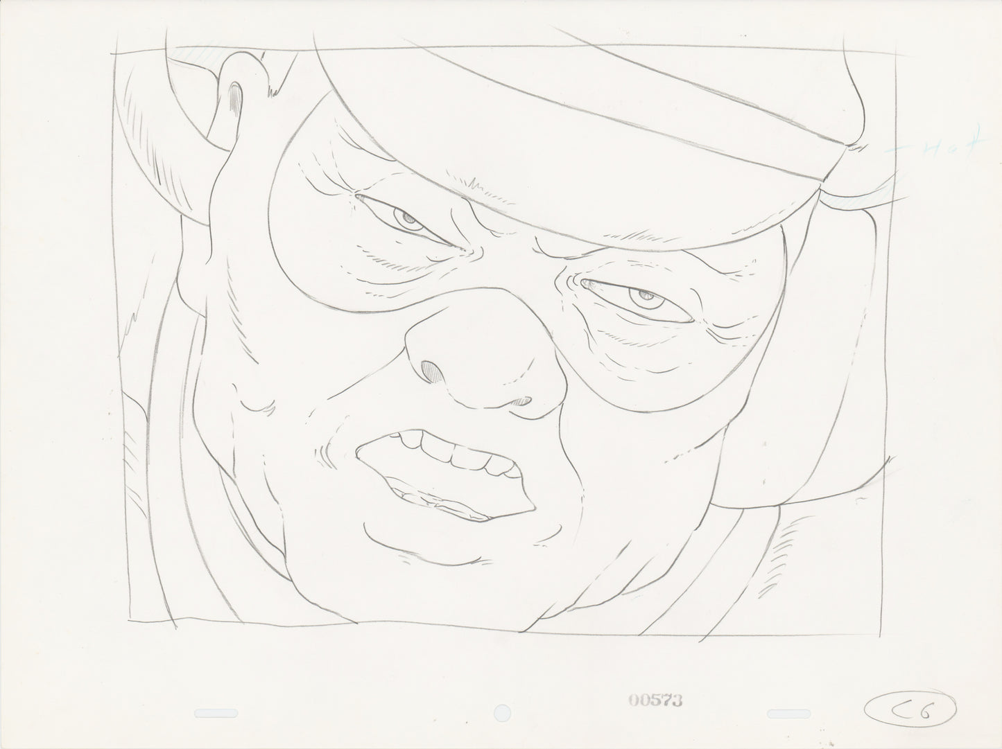 Heavy Metal Harry Canyon Segment Vintage Animation Cel Drawing Anime Cartoon Prop of Cop 1981