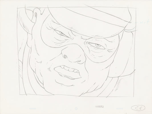 Heavy Metal Harry Canyon Segment Vintage Animation Cel Drawing Anime Cartoon Prop of Cop 1981