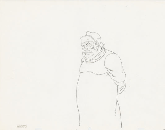 Heavy Metal Taarna Segment Vintage Animation Cel Drawing Anime Cartoon Prop of an Elder 1981