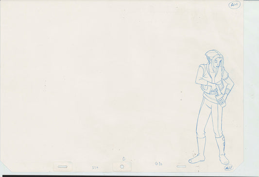 Titan A.E. by Don Bluth HUGE Production Animation Cel Drawing 2000 MD-171