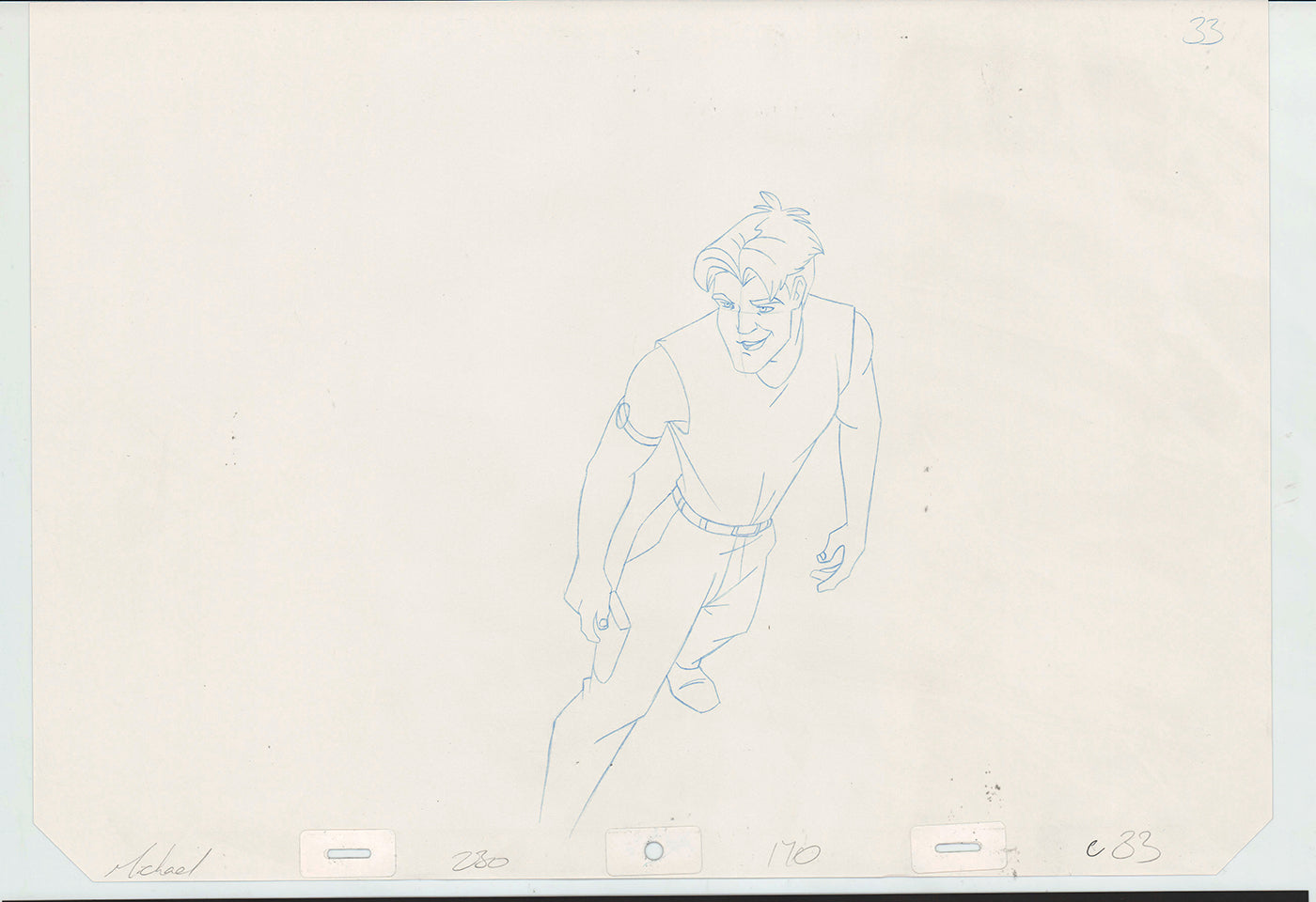 Titan A.E. by Don Bluth HUGE Production Animation Cel Drawing 2000 MD-173