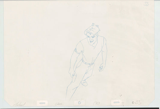Titan A.E. by Don Bluth HUGE Production Animation Cel Drawing 2000 MD-173