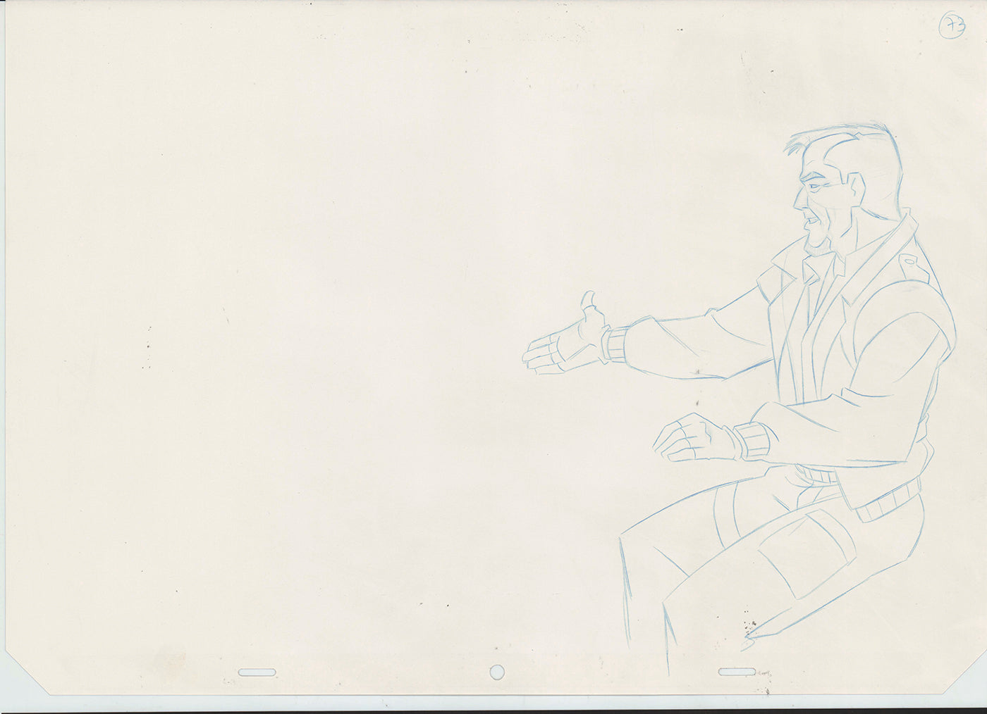 Titan A.E. by Don Bluth HUGE Production Animation Cel Drawing 2000 MD-177