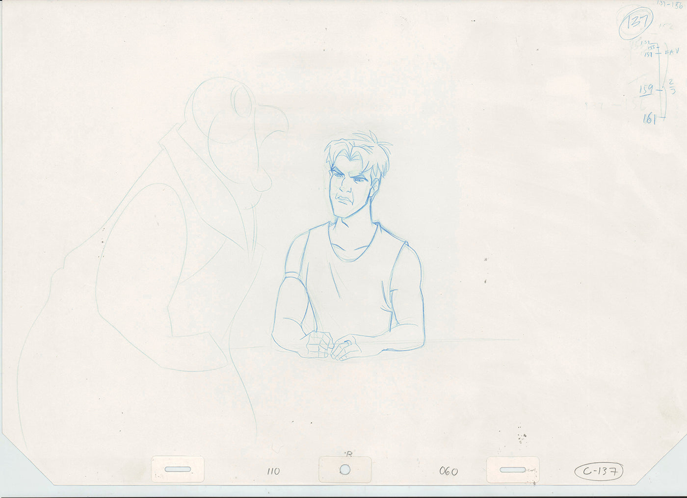 Titan A.E. by Don Bluth HUGE Production Animation Cel Drawing 2000 MD-178