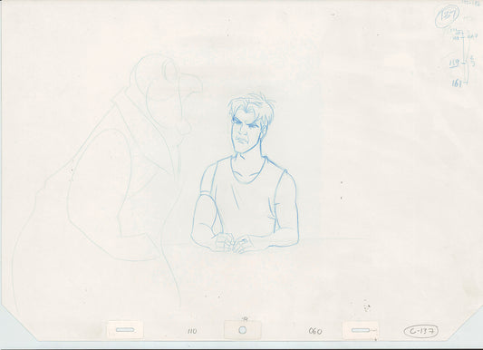 Titan A.E. by Don Bluth HUGE Production Animation Cel Drawing 2000 MD-178