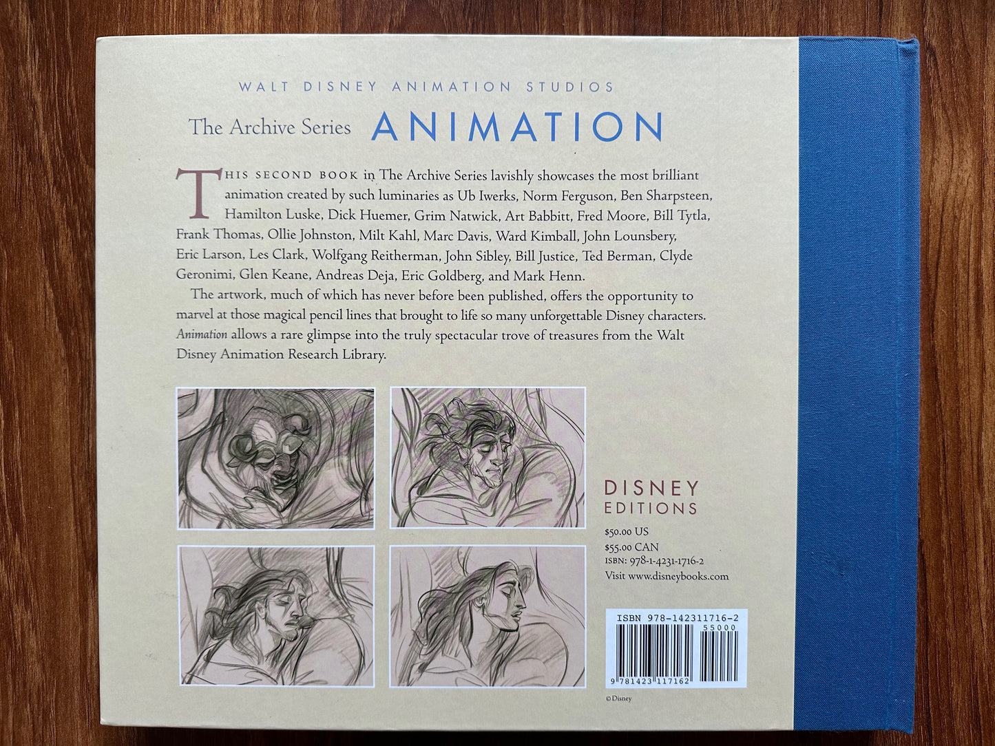 Animation Walt Disney Book The Archive Series 2009 Animation Research Library HC
