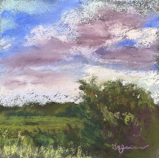 New Mexico Award Winning Artist Sharon Jensen Original Pastel Painting "Closer"