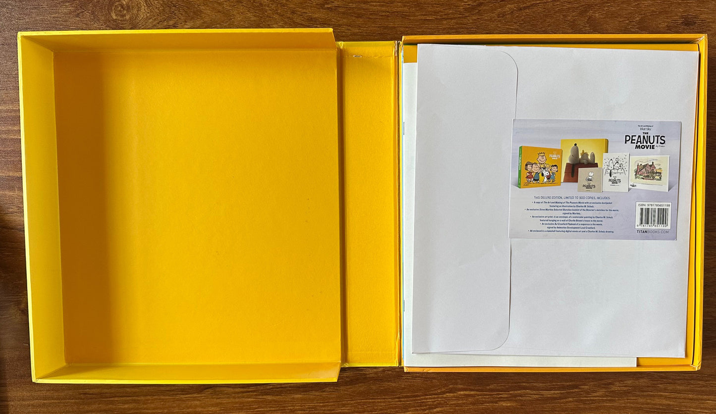 The Art and Making of Peanuts The Movie Signed Ltd Edition 300 Deluxe Boxed Set