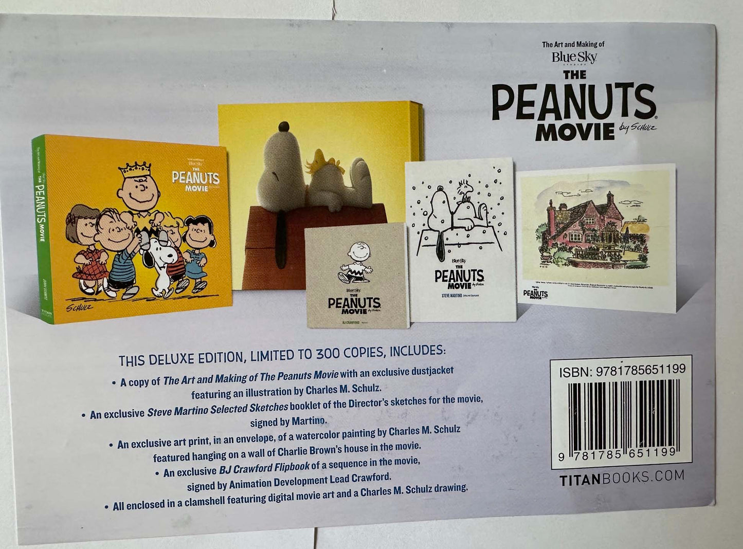 The Art and Making of Peanuts The Movie Signed Ltd Edition 300 Deluxe Boxed Set