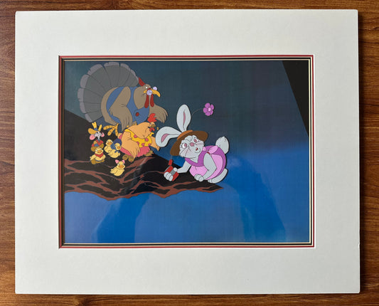 Rock a Doodle Don Bluth Original Production Animation Cel 1991 Matted AT