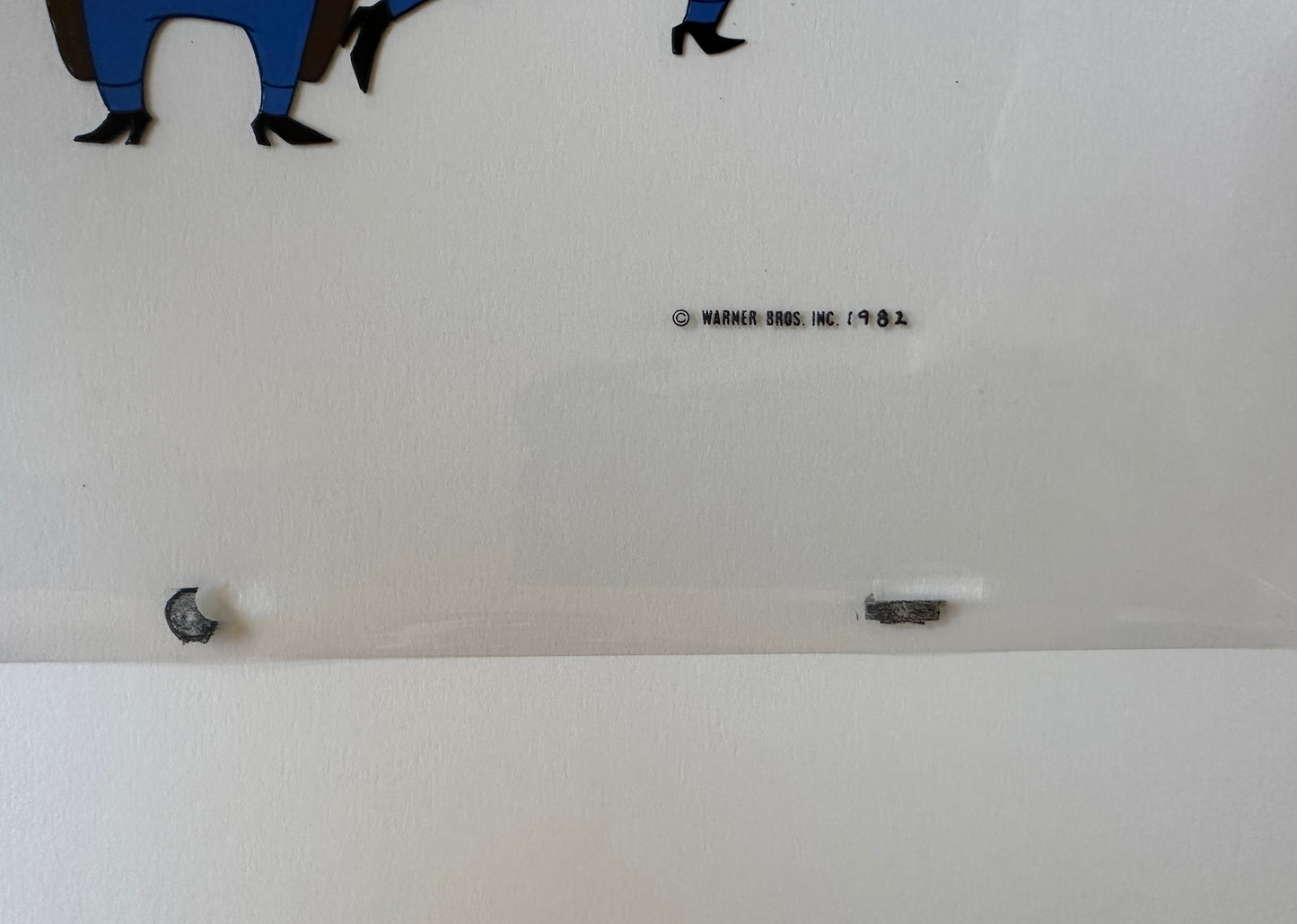 Yosemite Sam Looney Tunes Animation Cel from Warner Brothers 1982