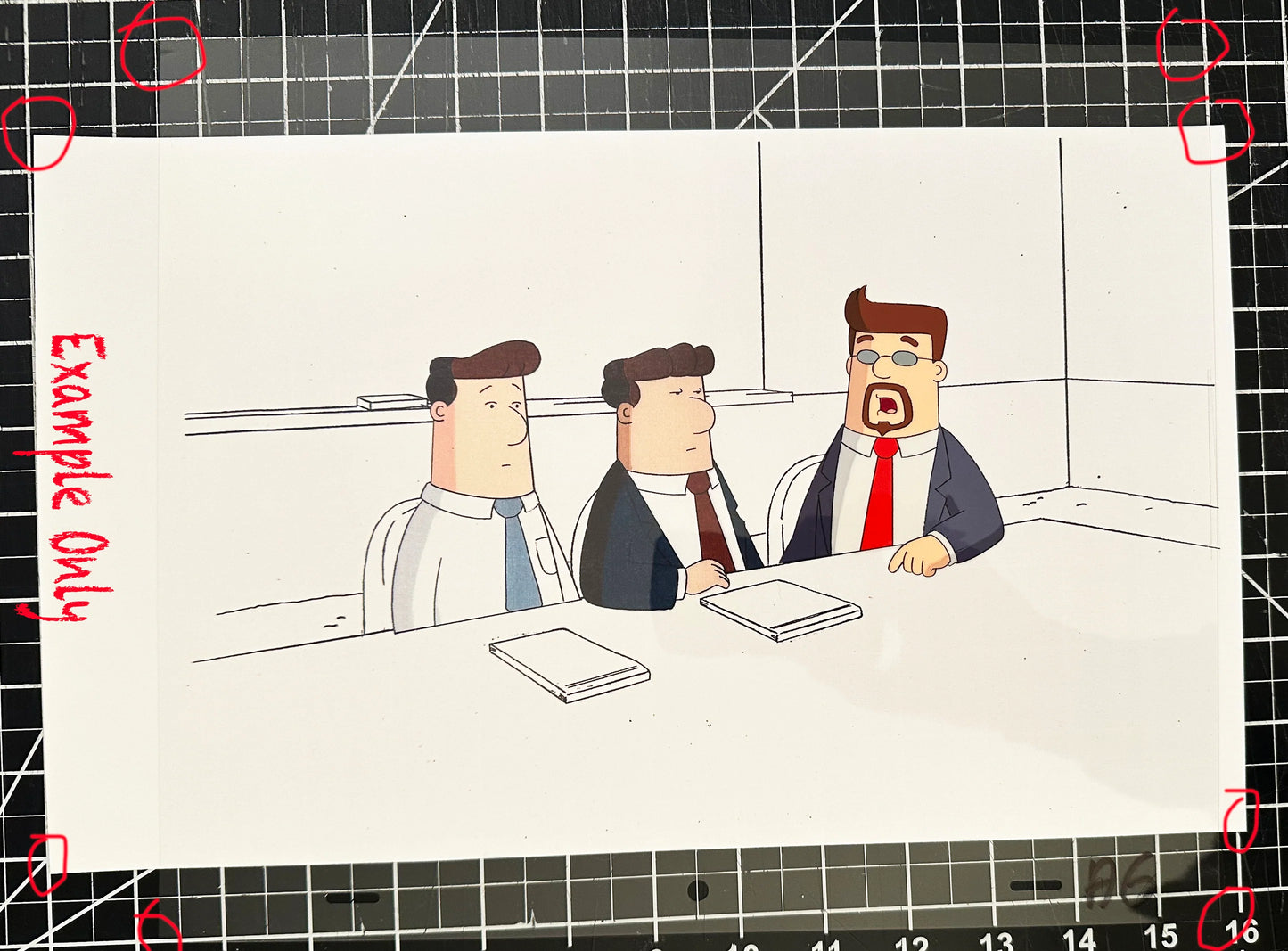 Dilbert Original Production Animation Cel and Drawing Scott Adams 1999-2000 A10 SEE BELOW