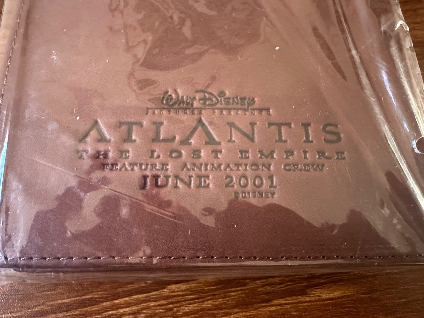 Atlantis Lost Empire 2001 Rare Crew Gift Disney Shepherds Journal and Pen Mint