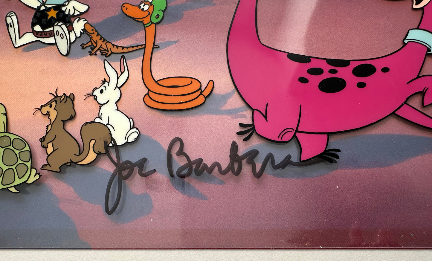 HUGE 34 Character Western Jamboree Bill Hanna and Joe Barbera SIGNED Limited Edition Cel of 400 from 1992 OHC