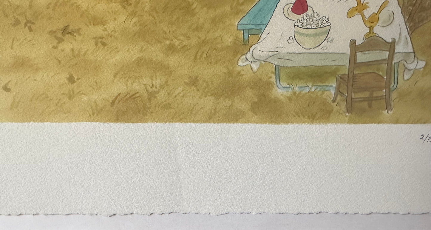PEANUTS Bone Appetit Giclee Print A Charlie Brown Thanksgiving Limited Edition of 50 MG11 OH