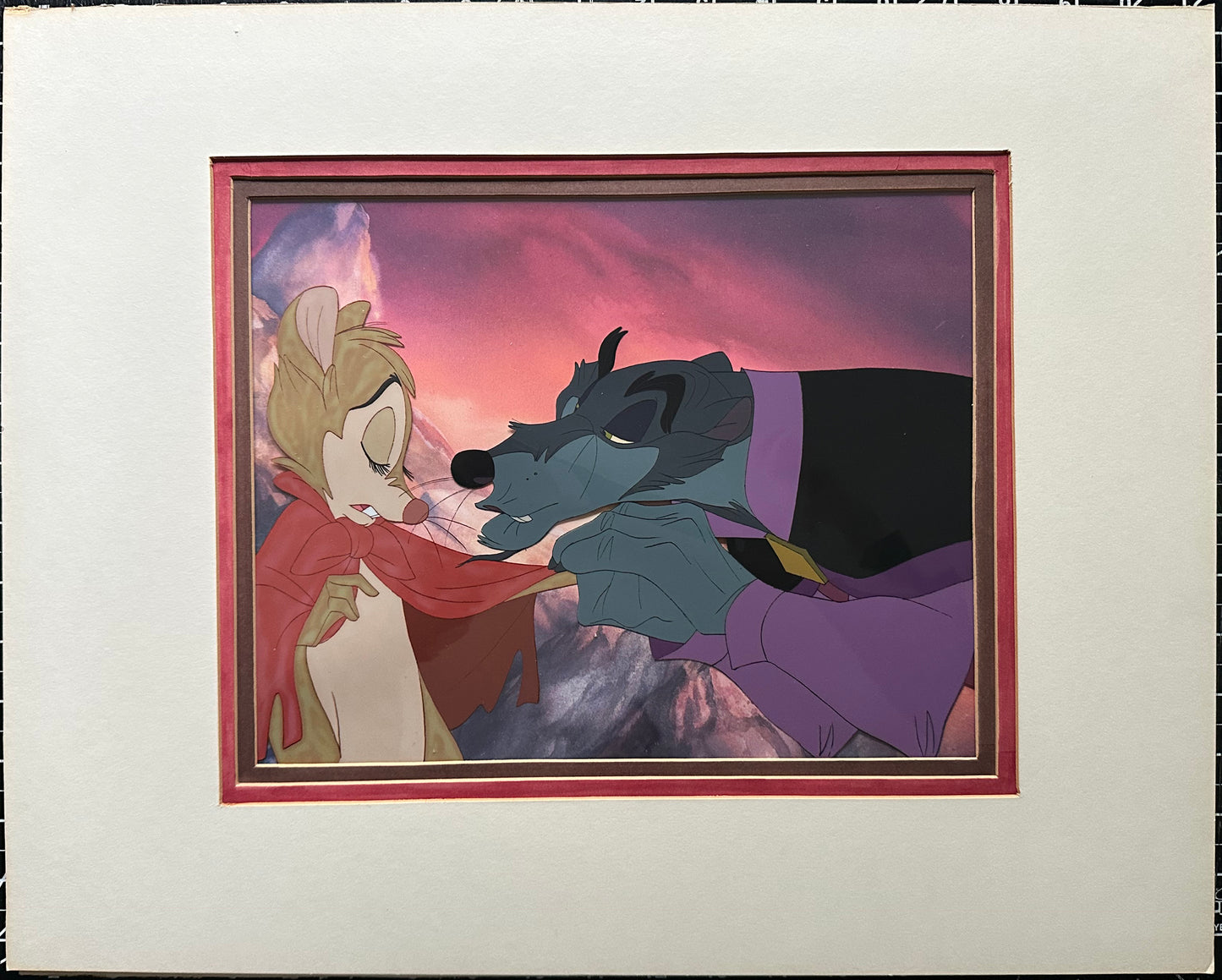 Secret of NIMH Don Bluth Mrs Brisby Jenner 1982 Original Production Animation Cel Setup C-KL