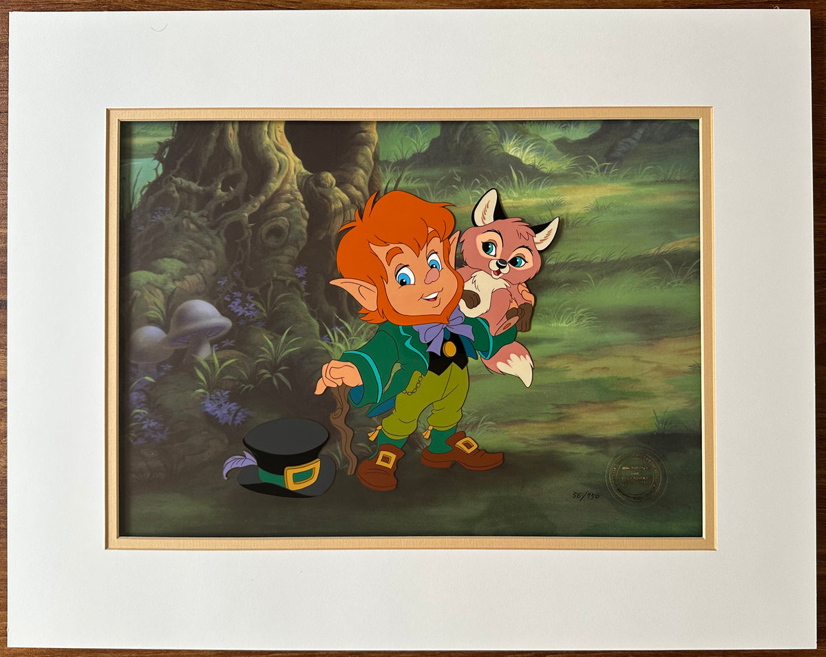 The Legendary Leprechaun Hand-Painted Ltd Ed Animation Cel Framed Mike Stribling