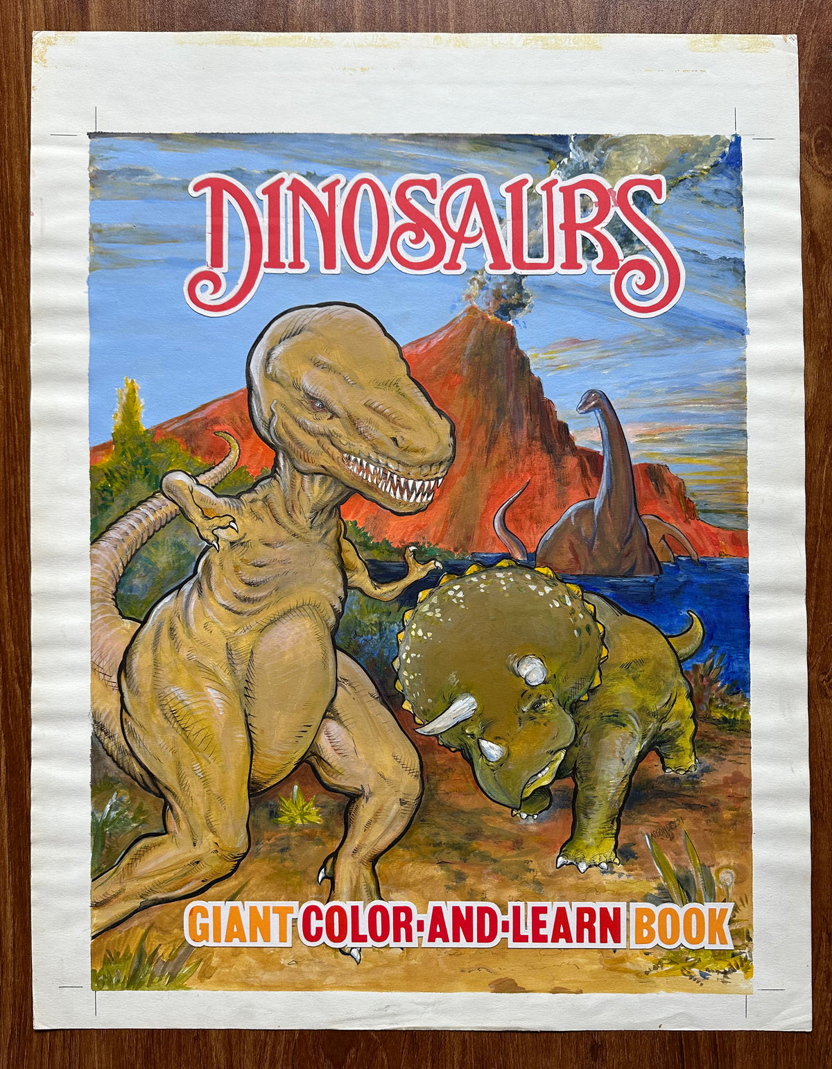 Group of 3 Huge Children's Book Cover Original Art Paintings Illustration with prints