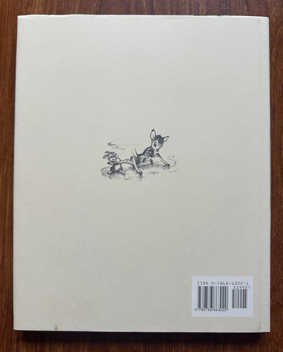 Bambi Walt Disney Book - The Sketch Book Series Ollie Johnston Frank Thomas Hardcover with Dust Jacket