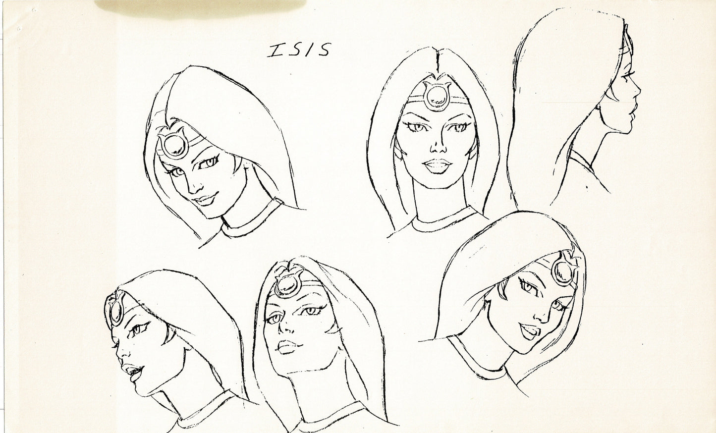Isis Freedom Force Production Model Sheet Copy Lot 62 pgs 1978 Cartoon Filmation