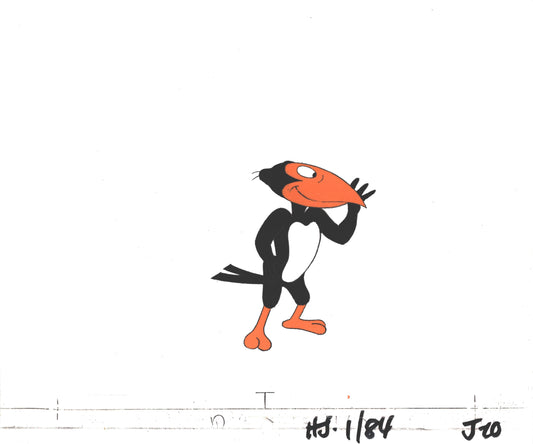 Heckle and Jeckle Production Animation Cel and Drawing Filmation 1979 C-J20