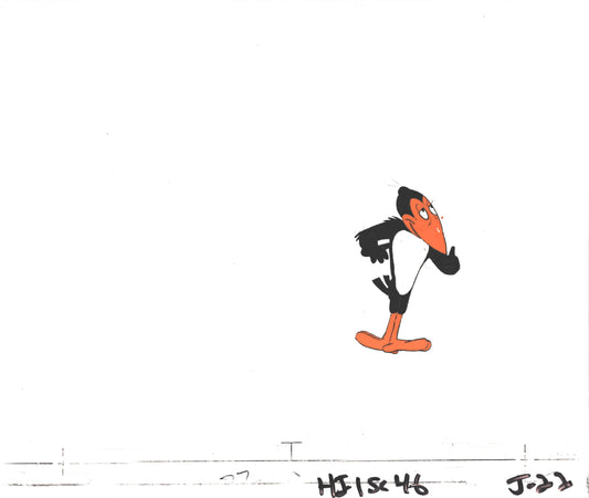 Heckle and Jeckle Production Animation Cel and Drawing Filmation 1979 C-J22