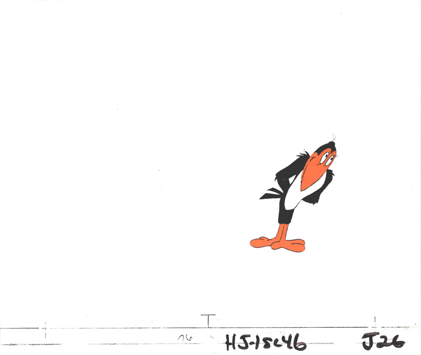 Heckle and Jeckle Production Animation Cel and Drawing Filmation 1979 C-J26