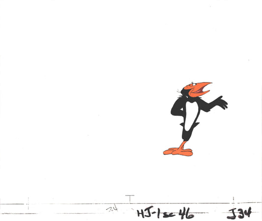 Heckle and Jeckle Production Animation Cel and Drawing Filmation 1979 C-J34