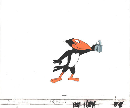 Heckle and Jeckle Production Animation Cel Setup and Drawing Filmation 1979-80 D-8