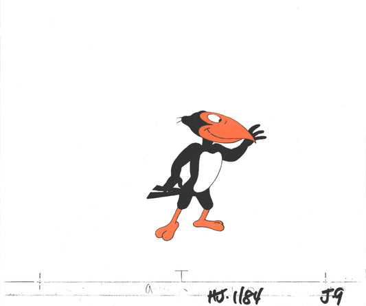 Heckle and Jeckle Production Animation Cel and Drawing Filmation 1979 C-J9