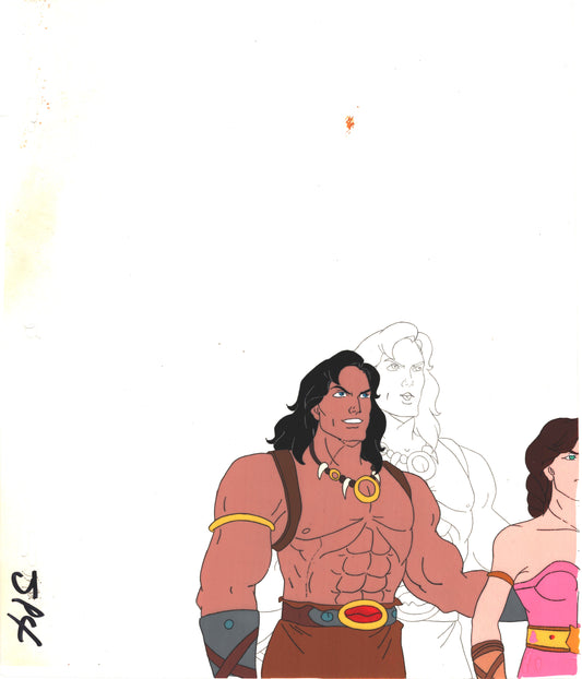 Conan The Adventurer Cartoon Production Animation Cel Sunbow Howard 1992-93 A-J94