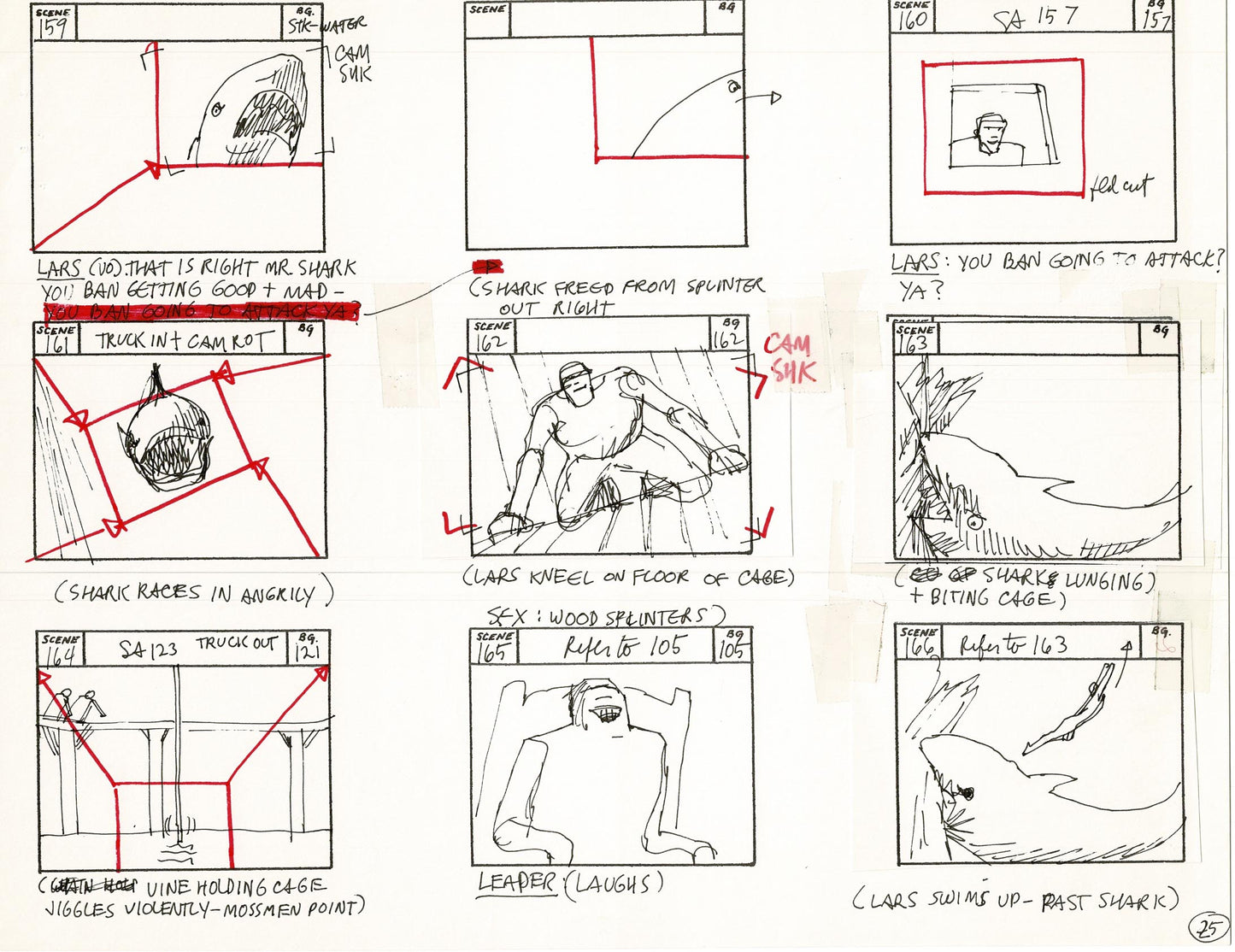 Journey To the Center of the Earth 1967 Cartoon Storyboard Page Filmation A-025