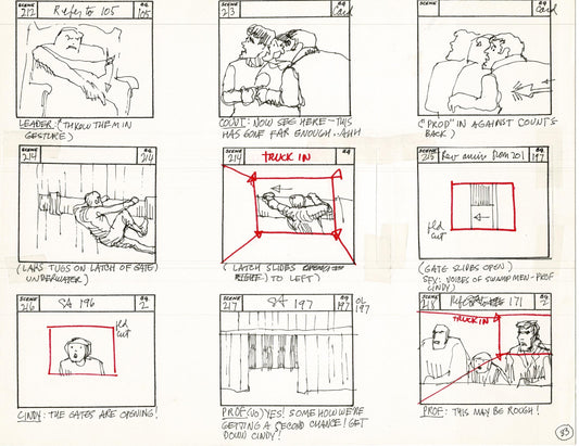 Journey To the Center of the Earth 1967 Cartoon Storyboard Page Filmation A-033