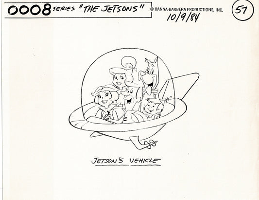 The Jetsons 1985-7 Production Model Sheet Copy Lot of 41 Pages from Hanna Barbera