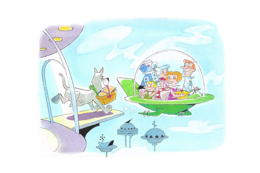 The Jetsons Bob Singer SIGNED Limited Edition Giclee Print on Paper - PP Edition of 25