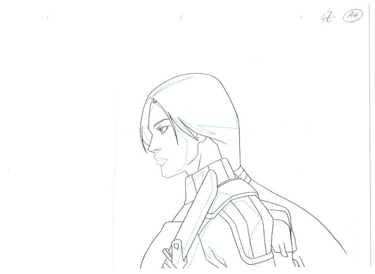 G.I. Joe Resolute Scarlett Production Animation Cel Drawing 2009 A-015