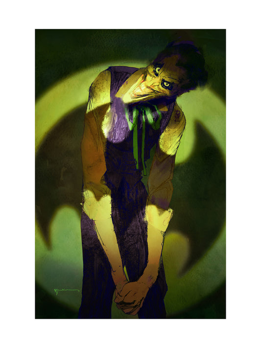 Joker Bring on the Bat Bill Sienkiewicz Signed DC NYCC 2026 Paper Print Limited Edition of 15 - Printers Proof Edition