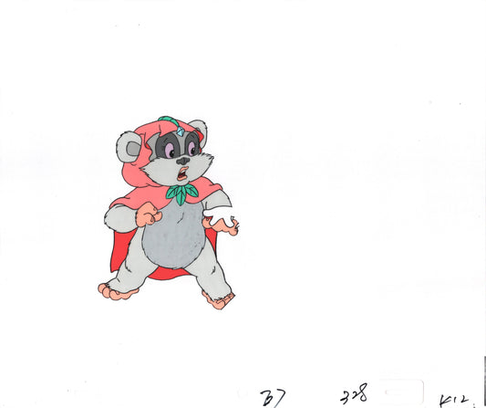 Star Wars: Ewoks Original Production Animation Cel and Drawing from Lucasfilm D-K12
