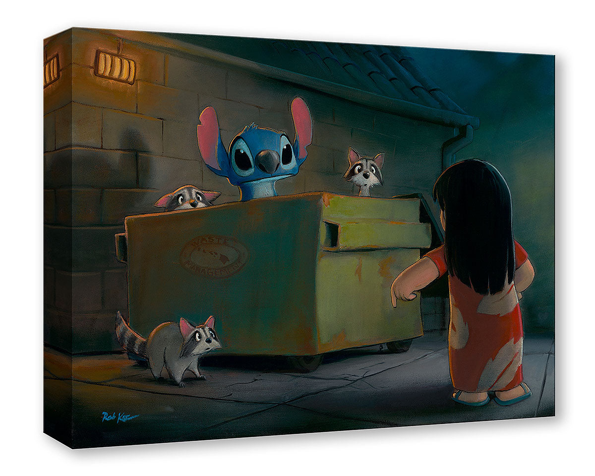 Lilo and Stitch Walt Disney Fine Art Rob Kaz Limited Edition of 1500 Treasures on Canvas Print TOC "Diving"