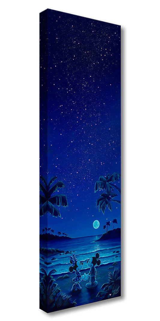 Mickey Mouse Walt Disney Fine Art Denyse Klette Limited Edition of 1500 TOC Treasures on Canvas Print "Under the Stars"