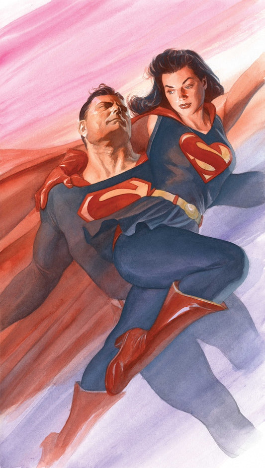 Alex Ross SIGNED Kryptonian Super Heroes DC SDCC 2024 Exclusive Print on Paper Limited Edition of 100 Regular Edition