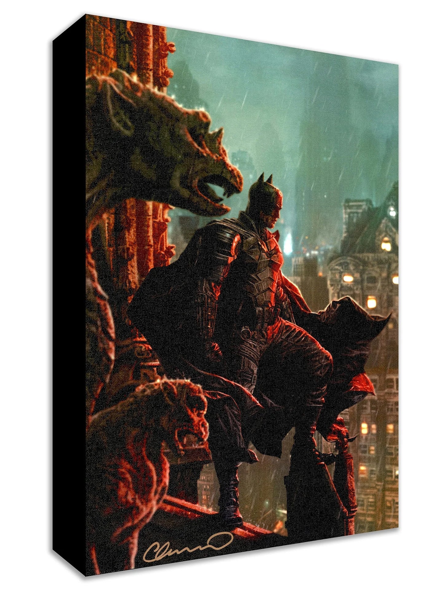 The Batman Vol 3 #121 Lee Bermejo SIGNED Print Warner Brothers DC Giclee on Canvas Limited Edition Mighty Mini - choose your edition