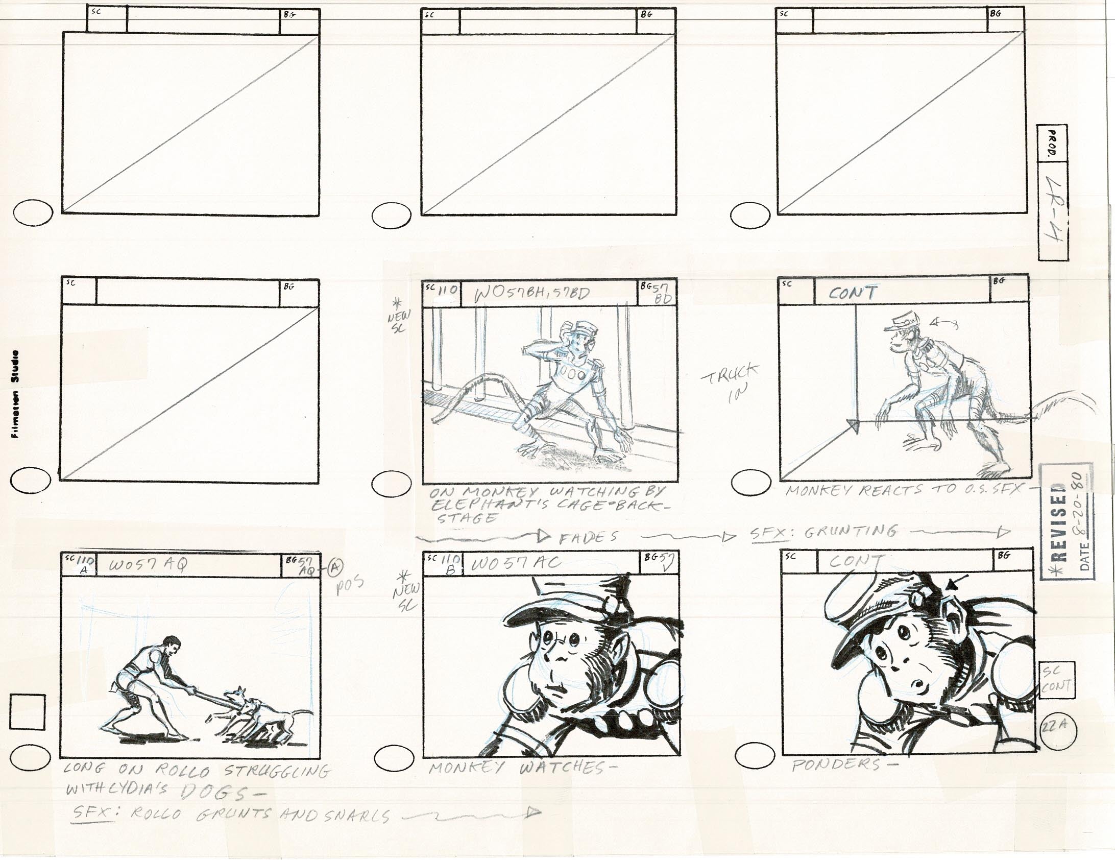 Draw Loner Ranger Lone Ranger Western Storyboard Animation Animation Page from Filmation ...
