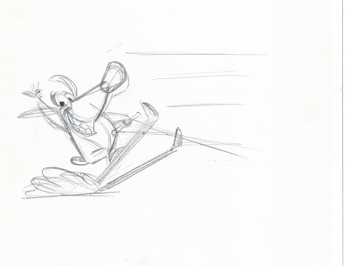 Len Smith 62-page lot Cartoon Production Character Drawings for Proposed Show