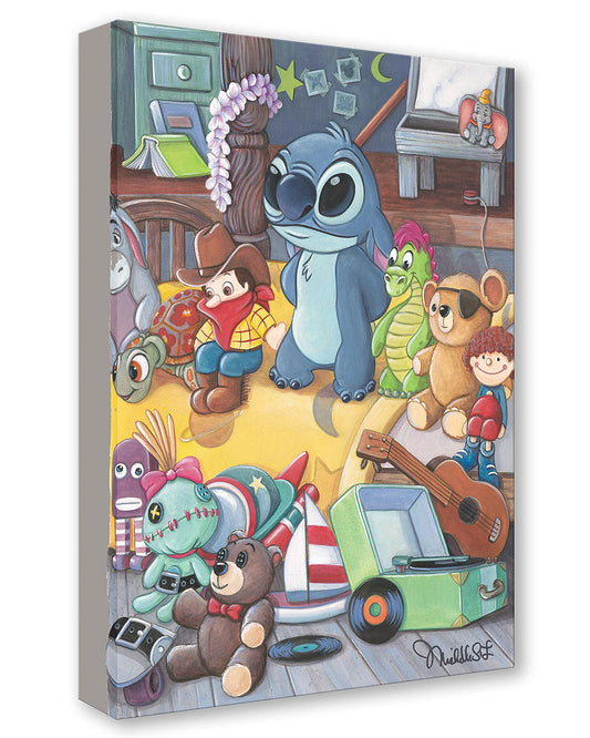 Lilo & Stitch Walt Disney Fine Art Michelle St. Laurent Limited Edition of 1500 Treasures on Canvas Print TOC "Lilo's Toys"