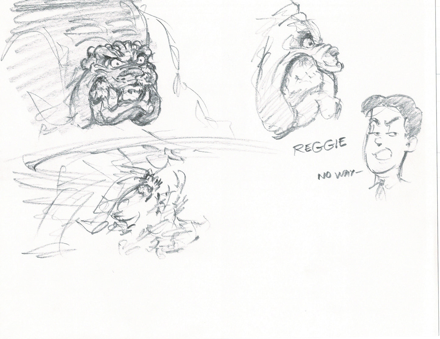 LADY and the TRAMP 2 Disney Production Drawing from Animator Wendell Washer's Estate 2001 27