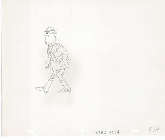 Lucky Luke Original Production Animation Cel Drawing from Hanna-Barbera 1984-1985 A15